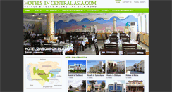 Desktop Screenshot of hotelsincentralasia.com
